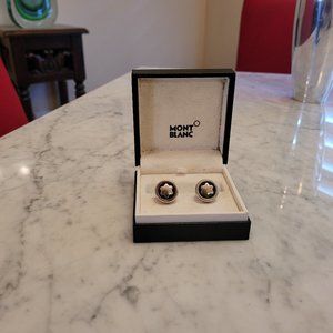 Classic Montblanc Men's Cufflinks With Original Box.
